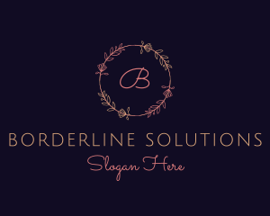 Feminine Floral Boutique Florist logo design