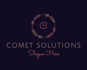 Feminine Floral Boutique Florist logo design