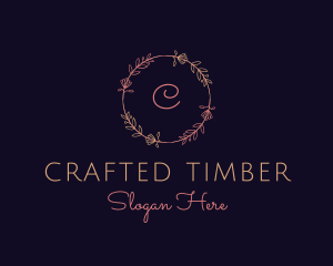 Feminine Floral Boutique Florist logo design