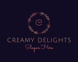 Feminine Floral Boutique Florist logo design