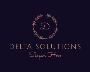 Feminine Floral Boutique Florist logo design