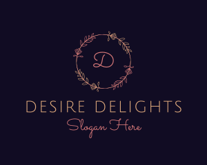 Feminine Floral Boutique Florist logo design