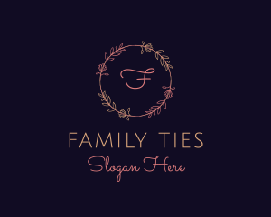 Feminine Floral Boutique Florist logo design