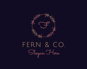 Feminine Floral Boutique Florist logo design