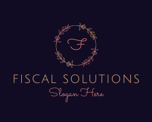 Feminine Floral Boutique Florist logo design