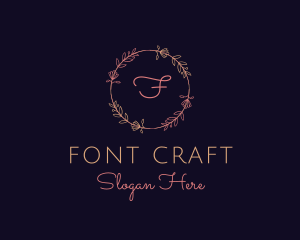 Feminine Floral Boutique Florist logo design