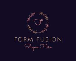 Feminine Floral Boutique Florist logo design