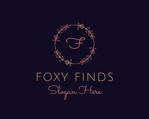 Feminine Floral Boutique Florist logo design