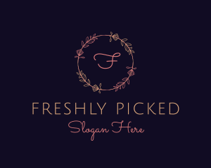 Feminine Floral Boutique Florist logo design