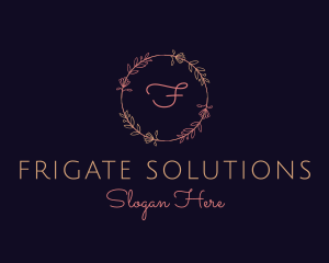 Feminine Floral Boutique Florist logo design