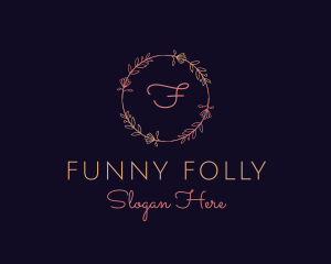 Feminine Floral Boutique Florist logo design