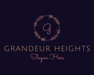 Feminine Floral Boutique Florist logo design