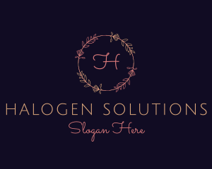 Feminine Floral Boutique Florist logo design