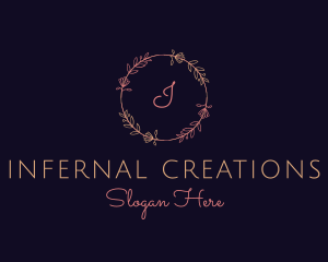 Feminine Floral Boutique Florist logo design