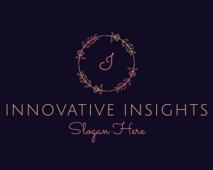 Feminine Floral Boutique Florist logo design