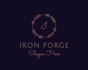 Feminine Floral Boutique Florist logo design