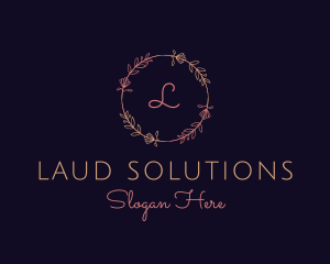 Feminine Floral Boutique Florist logo design