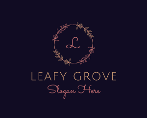 Feminine Floral Boutique Florist logo design