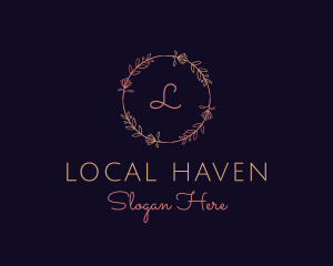 Feminine Floral Boutique Florist logo design