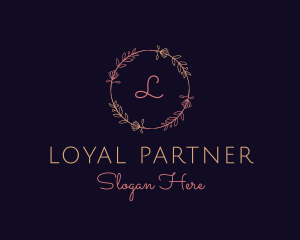 Feminine Floral Boutique Florist logo design