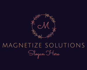 Feminine Floral Boutique Florist logo design