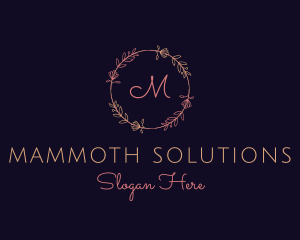 Feminine Floral Boutique Florist logo design