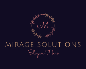 Feminine Floral Boutique Florist logo design