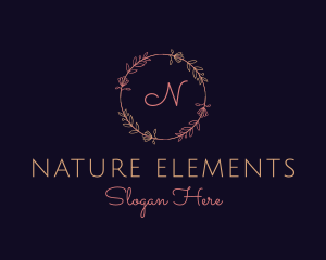 Feminine Floral Boutique Florist logo design