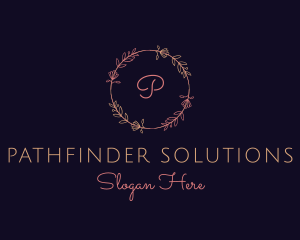 Feminine Floral Boutique Florist logo design