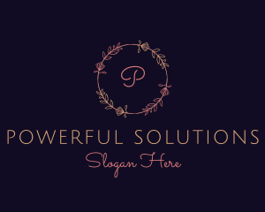 Feminine Floral Boutique Florist logo design