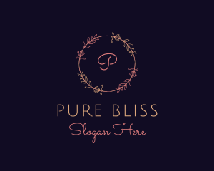 Feminine Floral Boutique Florist logo design