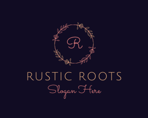 Feminine Floral Boutique Florist logo design