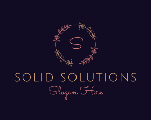 Feminine Floral Boutique Florist logo design