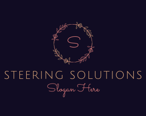 Feminine Floral Boutique Florist logo design