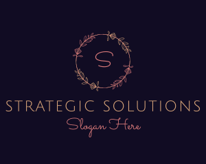 Feminine Floral Boutique Florist logo design