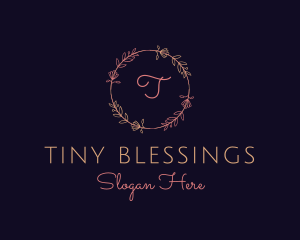 Feminine Floral Boutique Florist logo design