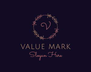 Feminine Floral Boutique Florist logo design