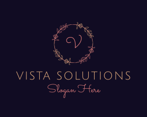 Feminine Floral Boutique Florist logo design