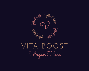 Feminine Floral Boutique Florist logo design