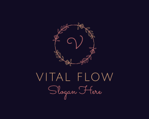 Feminine Floral Boutique Florist logo design