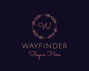 Feminine Floral Boutique Florist logo design