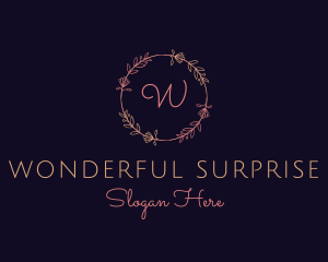 Feminine Floral Boutique Florist logo design