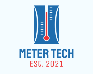 Heating Cooling Thermometer logo