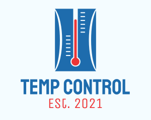Heating Cooling Thermometer logo