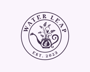 Gardener Watering Pot logo design