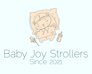 Baby Infant Sleepwear  logo design