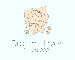 Baby Infant Sleepwear  logo design