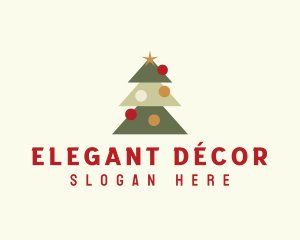 Xmas Tree Decoration  logo design