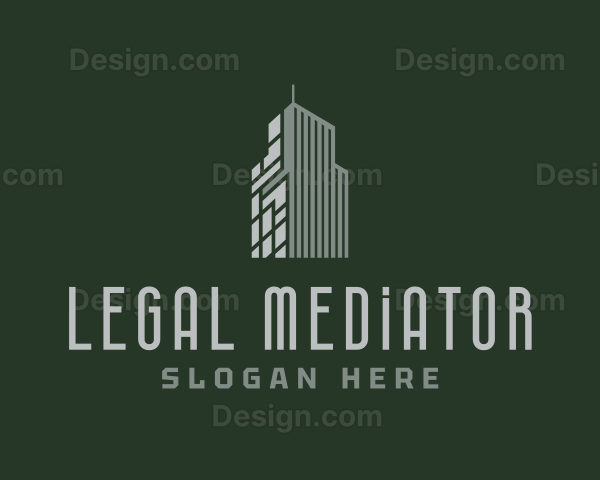 Skyscraper Building Condominium Logo