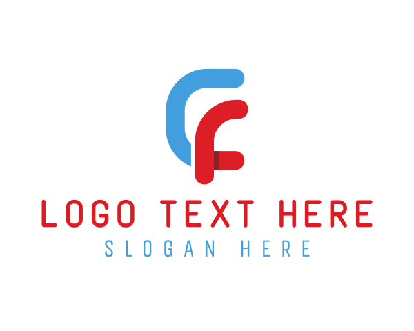 Letter Cf logo example 3